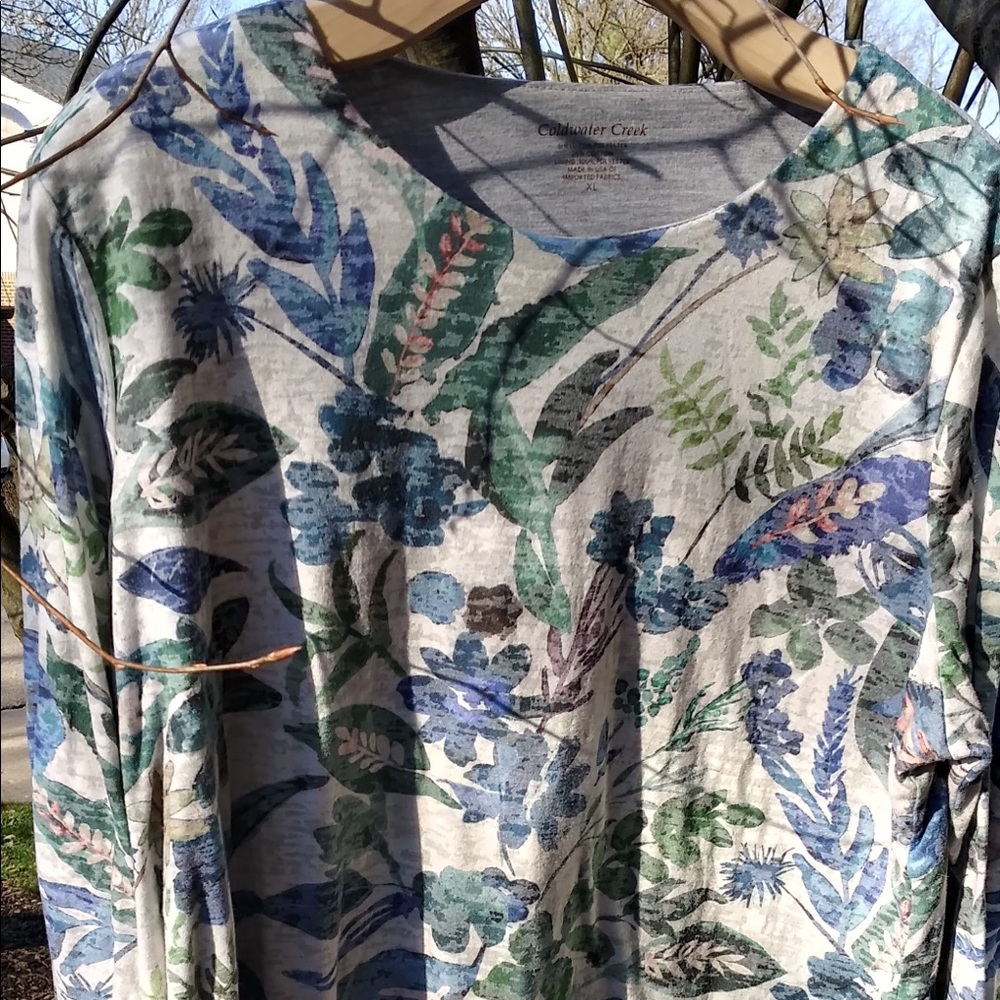Coldwater Creek Lined Long Sleeve Top